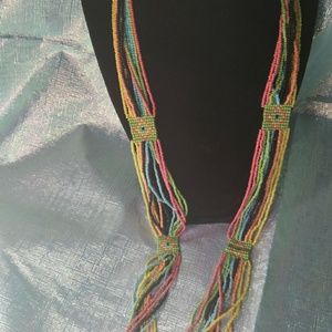 Beaded Aztec Necklace